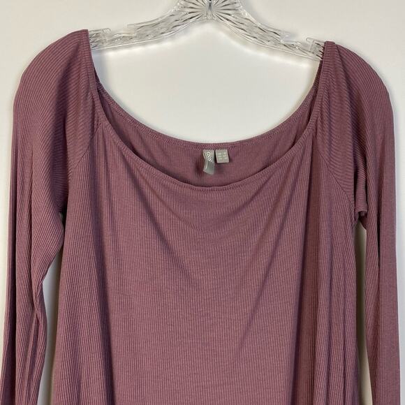 ASOS LAVENDER OVERSIZED LONG SLEEVE TOP SIZE 12 - Picture 3 of 8